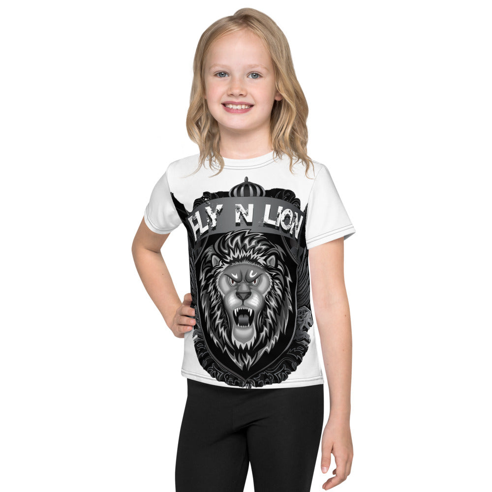 Fly-N-Lion Kids crew neck t-shirt